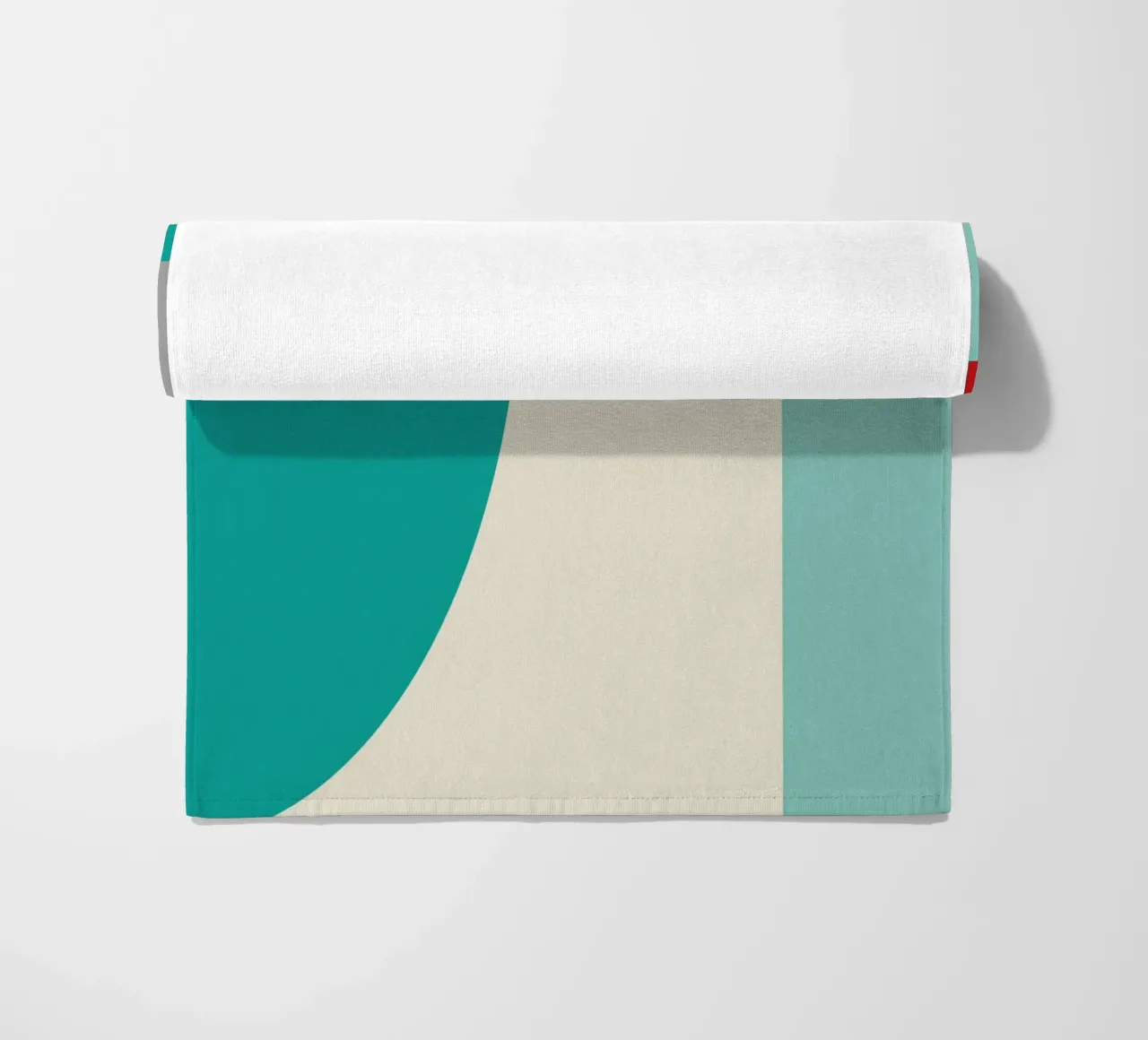 Forme geometriche in colori vivaci telo mare da Life of Pie