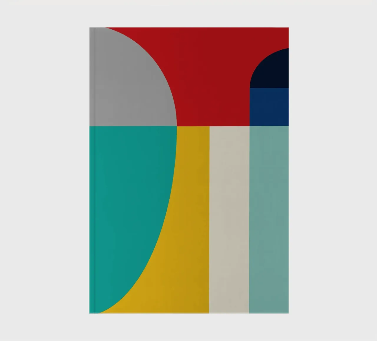 Geometric Color Blocks 03 notebook by Life of Pie