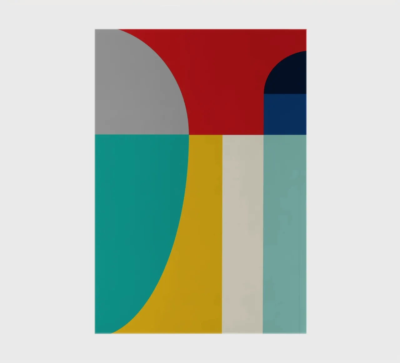 Geometric Color Blocks 03 notebook by Life of Pie