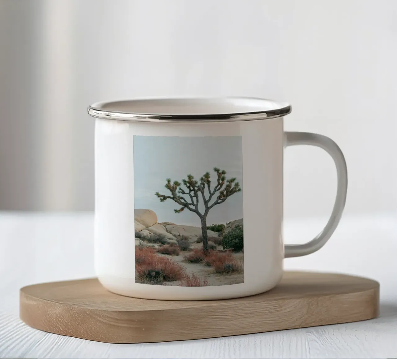 cactus tazza in smalto da Nature's Palette