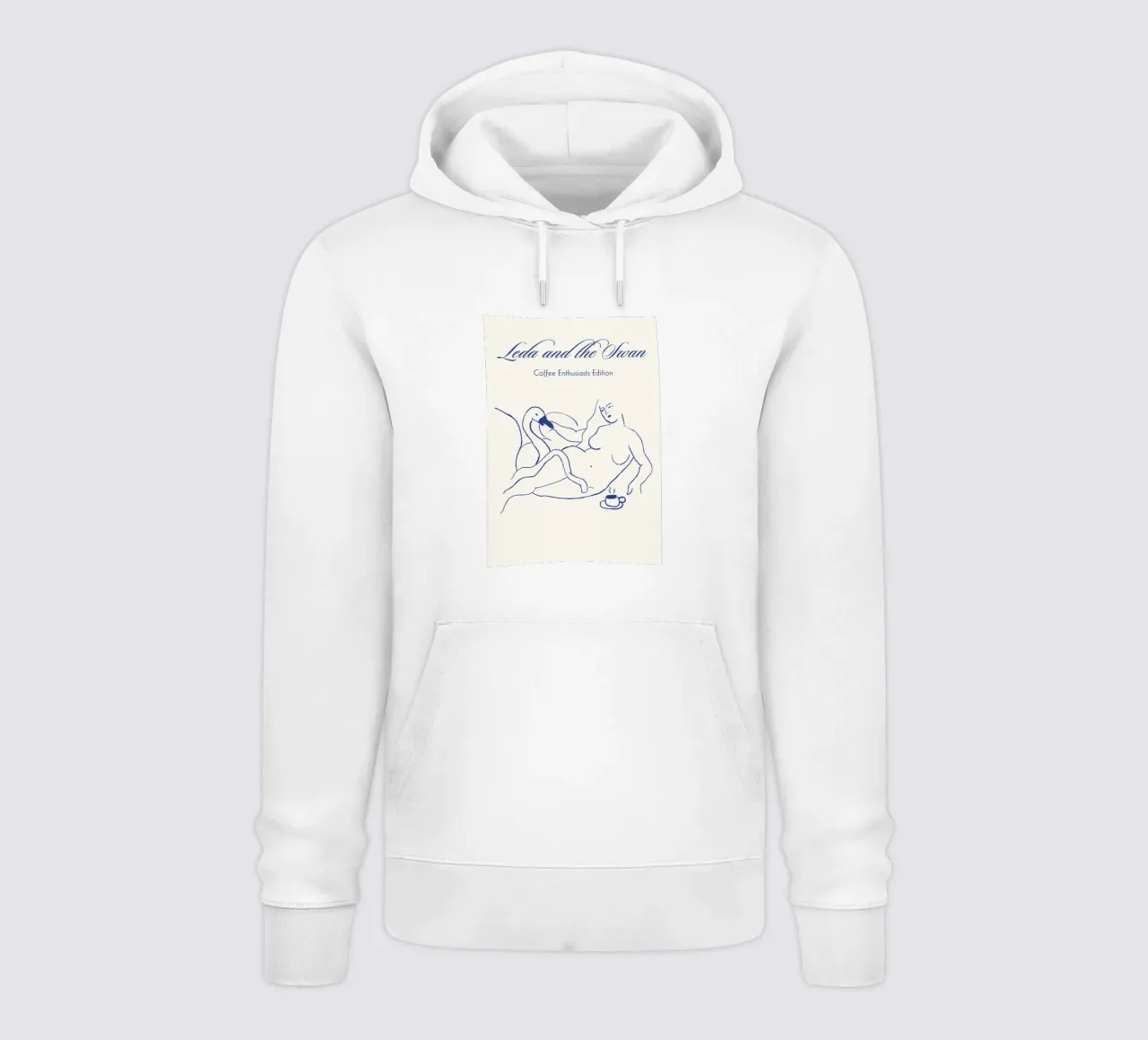 Leda and the Swan felpa con cappuccio da Candid Chroma