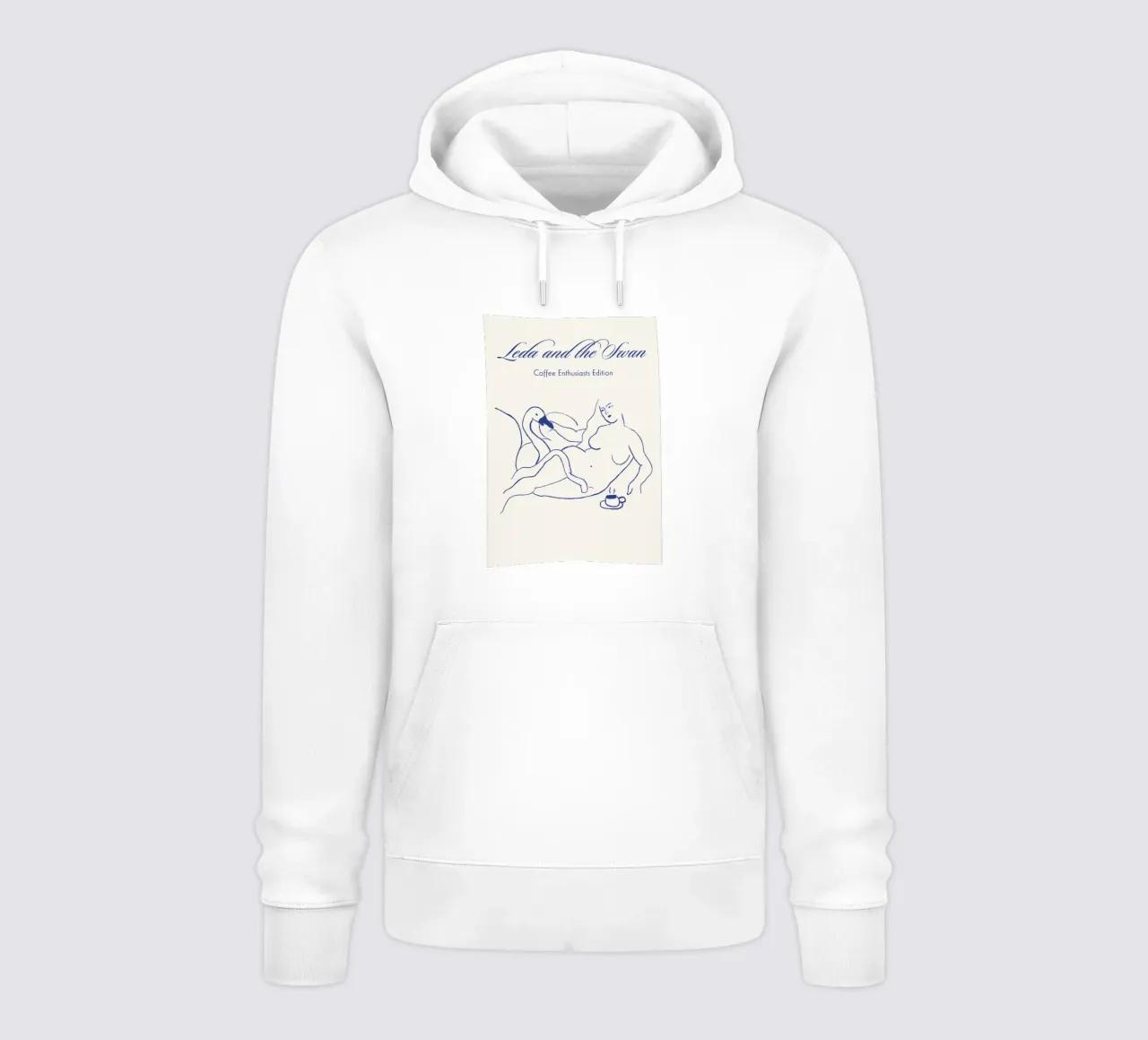Leda and the Swan felpa con cappuccio da Candid Chroma