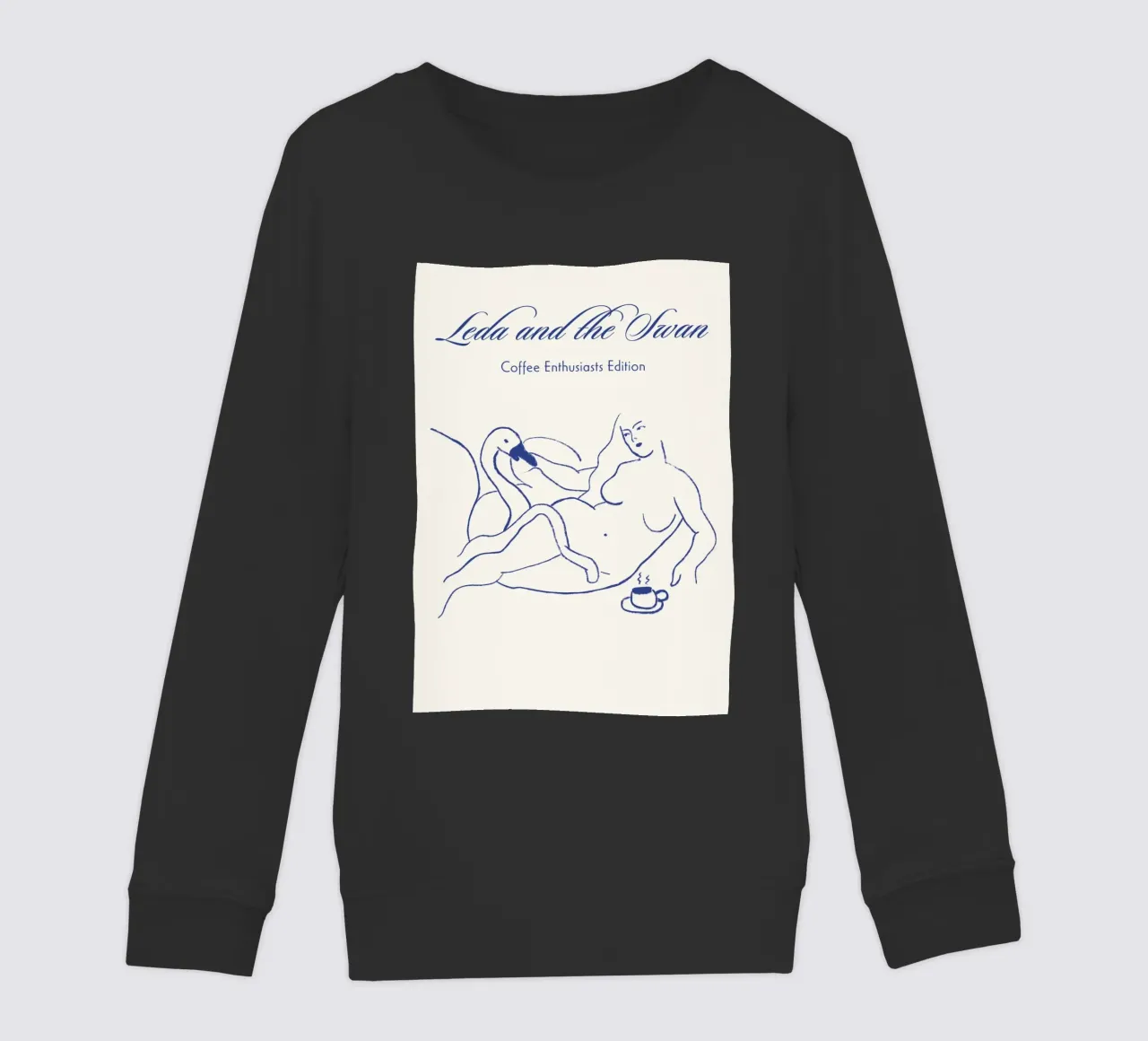 Leda and the Swan felpa bambino da Candid Chroma