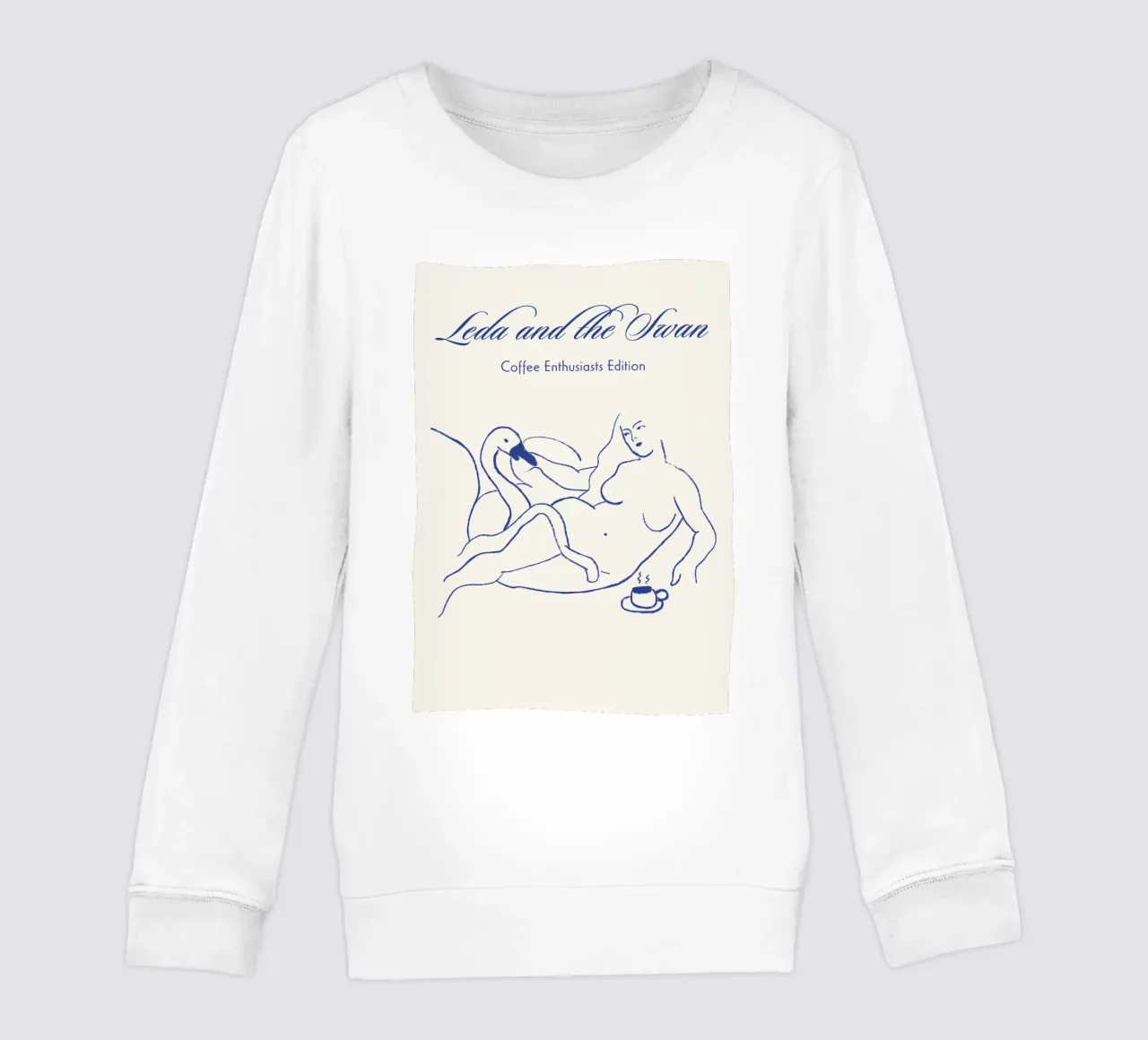 Leda and the Swan felpa bambino da Candid Chroma