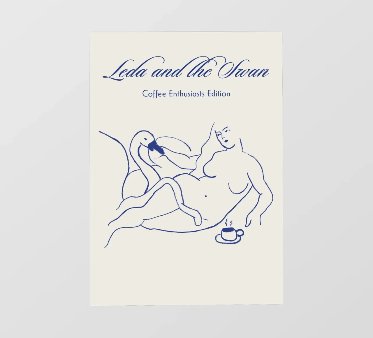 Leda and the Swan telo in pvc da Candid Chroma