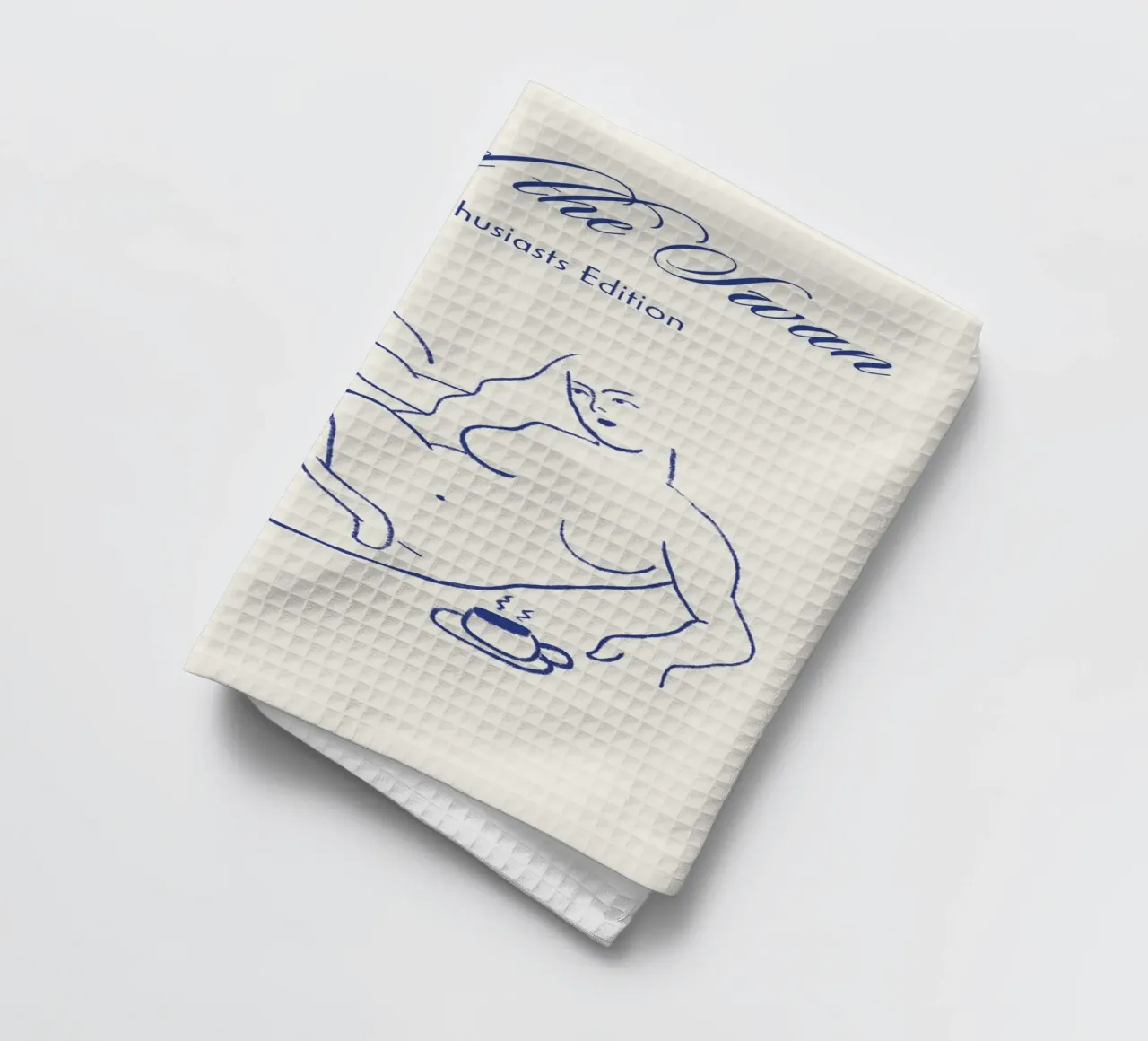 Leda and the Swan canovaccio da cucina da Candid Chroma