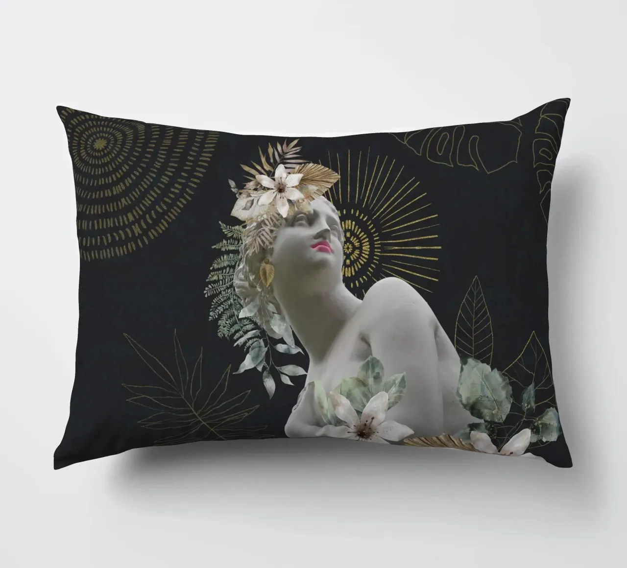 Omaggio al potere femminile Statua aggraziata cuscino da Andrea Haase Vintage World
