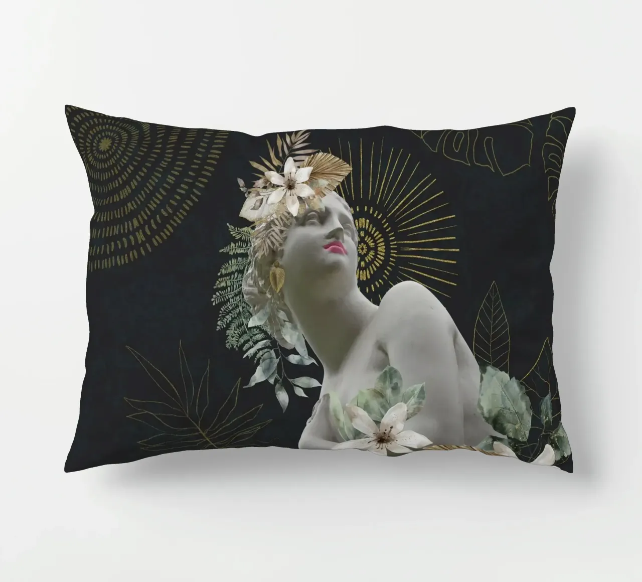 Omaggio al potere femminile Statua aggraziata cuscino da Andrea Haase Vintage World