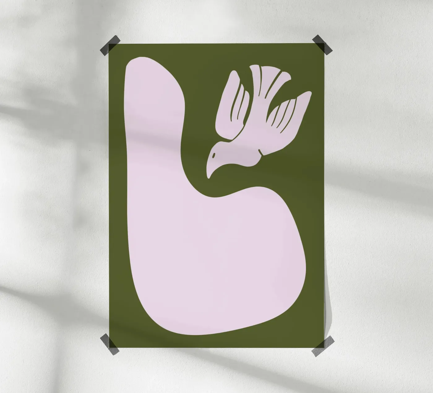 Lavender Bird poster da Candid Chroma