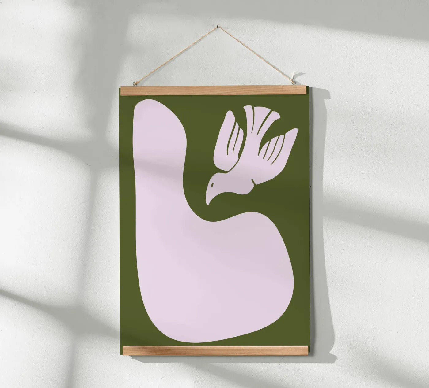 Lavender Bird poster da Candid Chroma