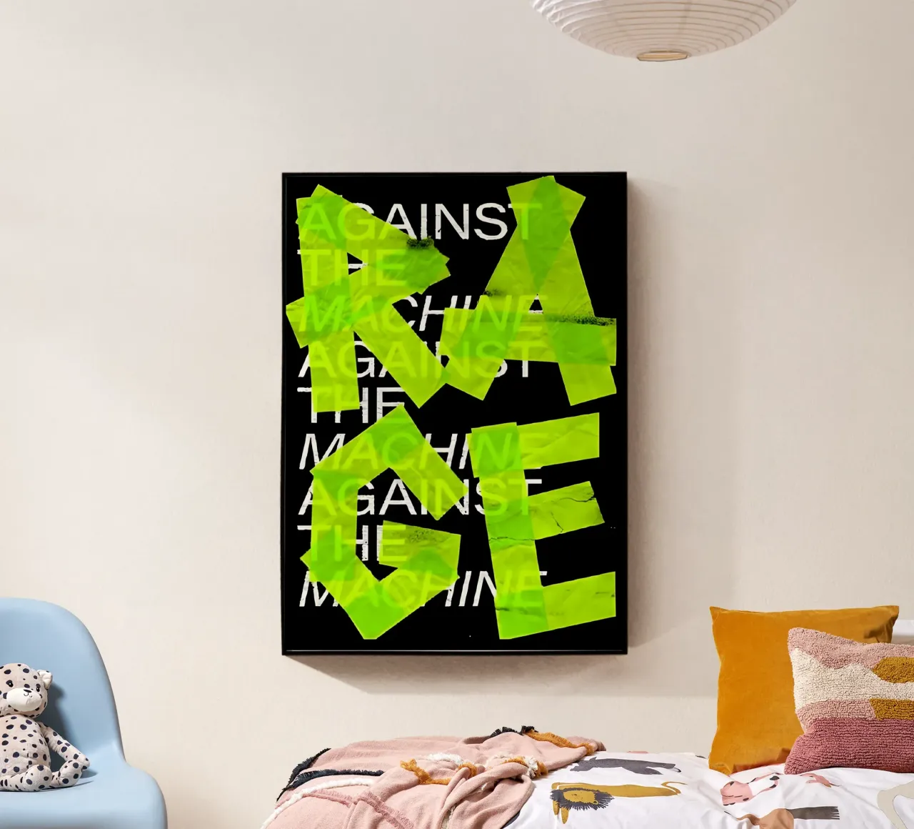 Rage plexiglas de QuoteFrame