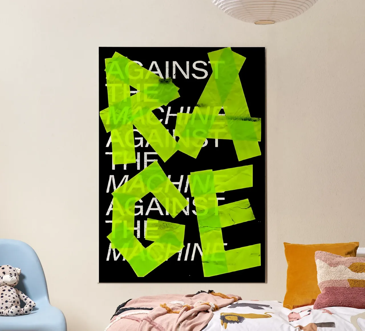 Rage poster by QuoteFrame