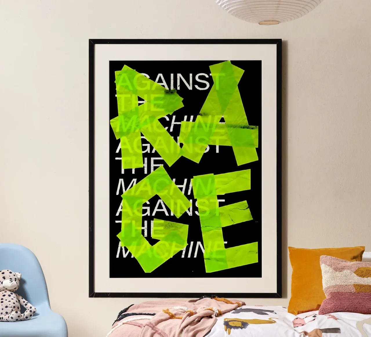 Rage poster by QuoteFrame