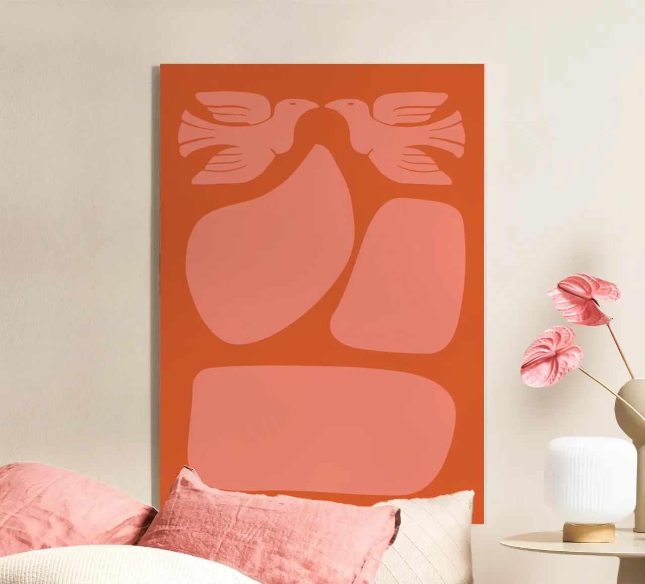 Orange Birds plexiglass da Candid Chroma