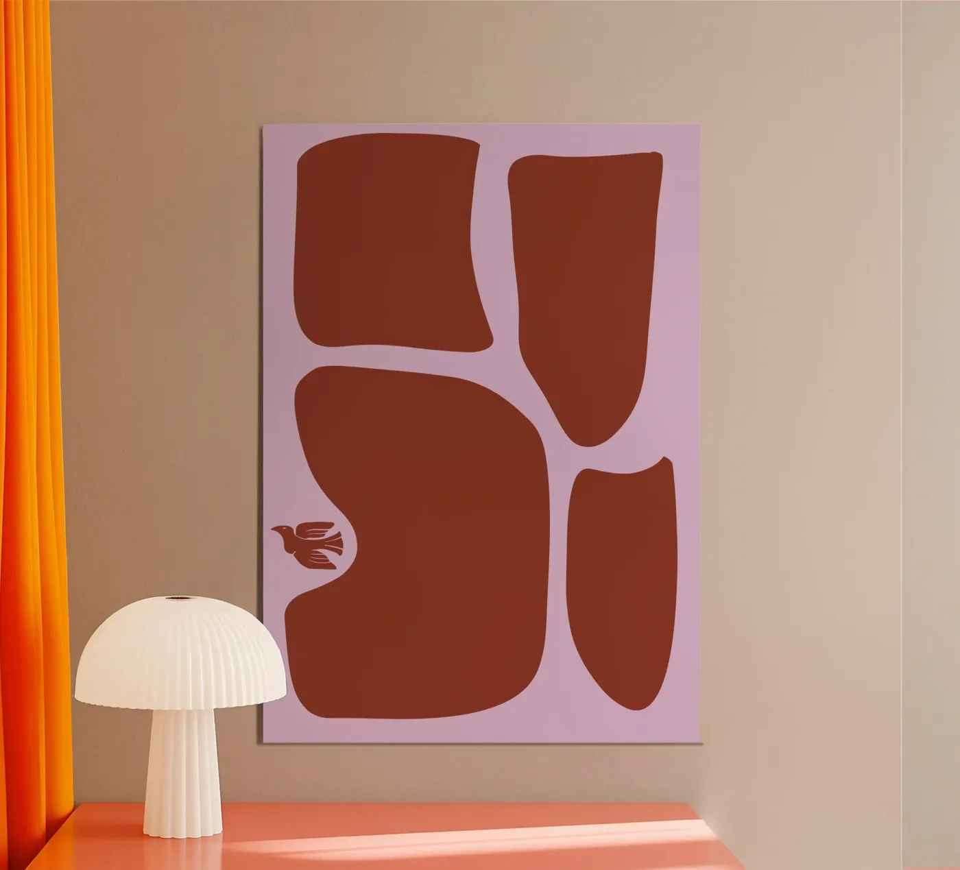 Brown Bird poster da Candid Chroma