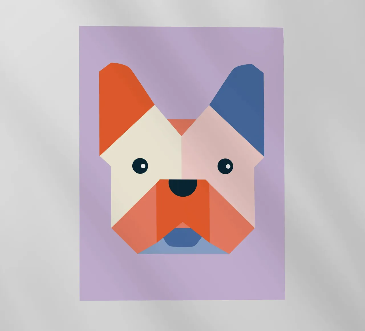 Der Farbblock-Franzose pellicola backlit da DARIA IVANOVNA