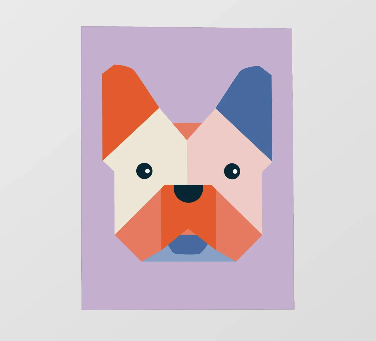 Der Farbblock-Franzose telo in pvc da DARIA IVANOVNA