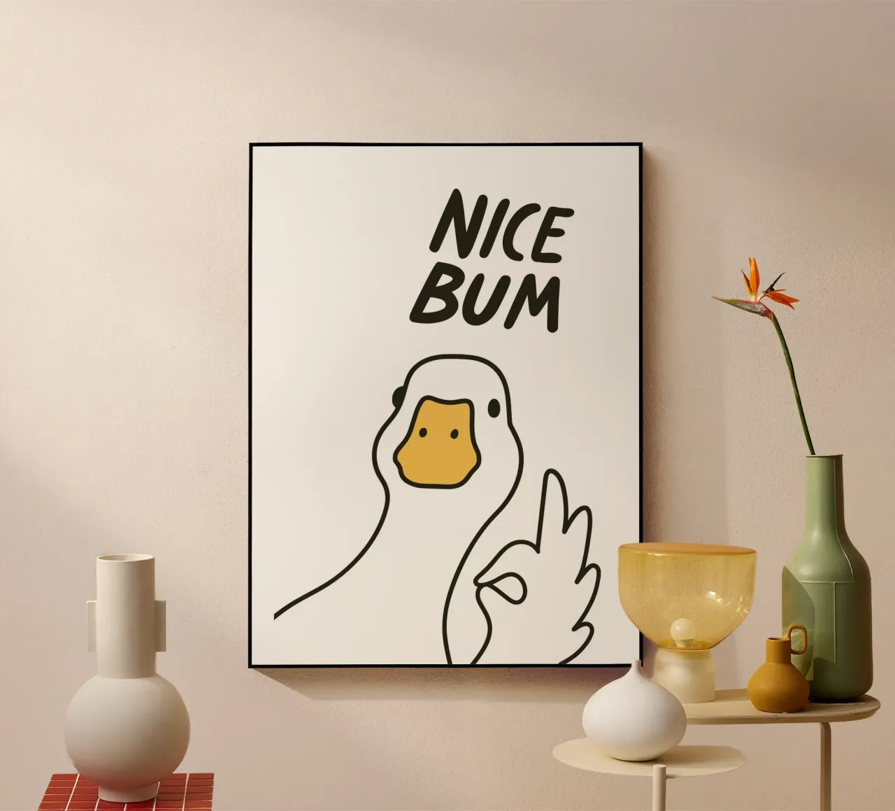 Nice Bum Goose plexiglass da vintageshop