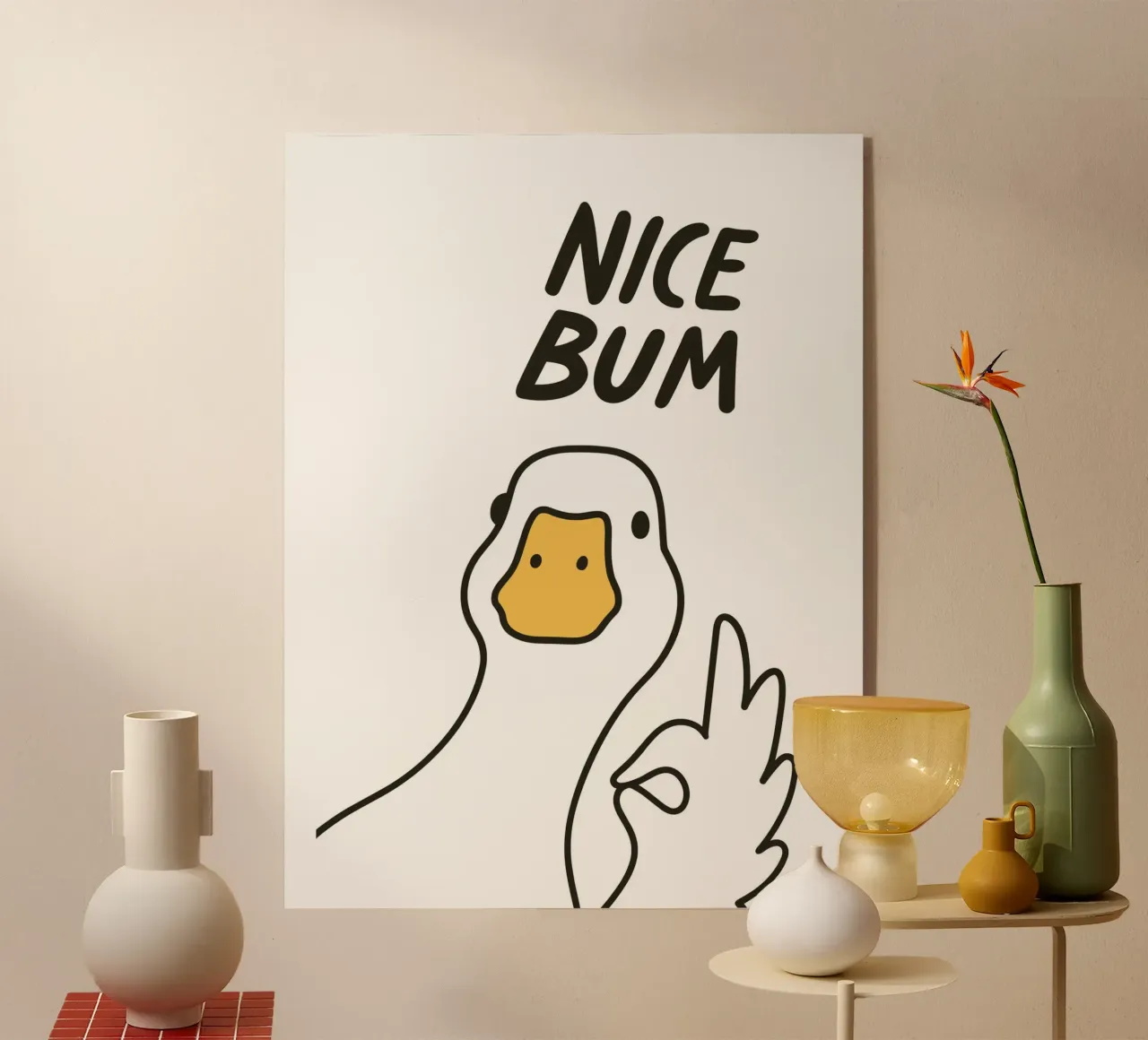 Nice Bum Goose plexiglass da vintageshop