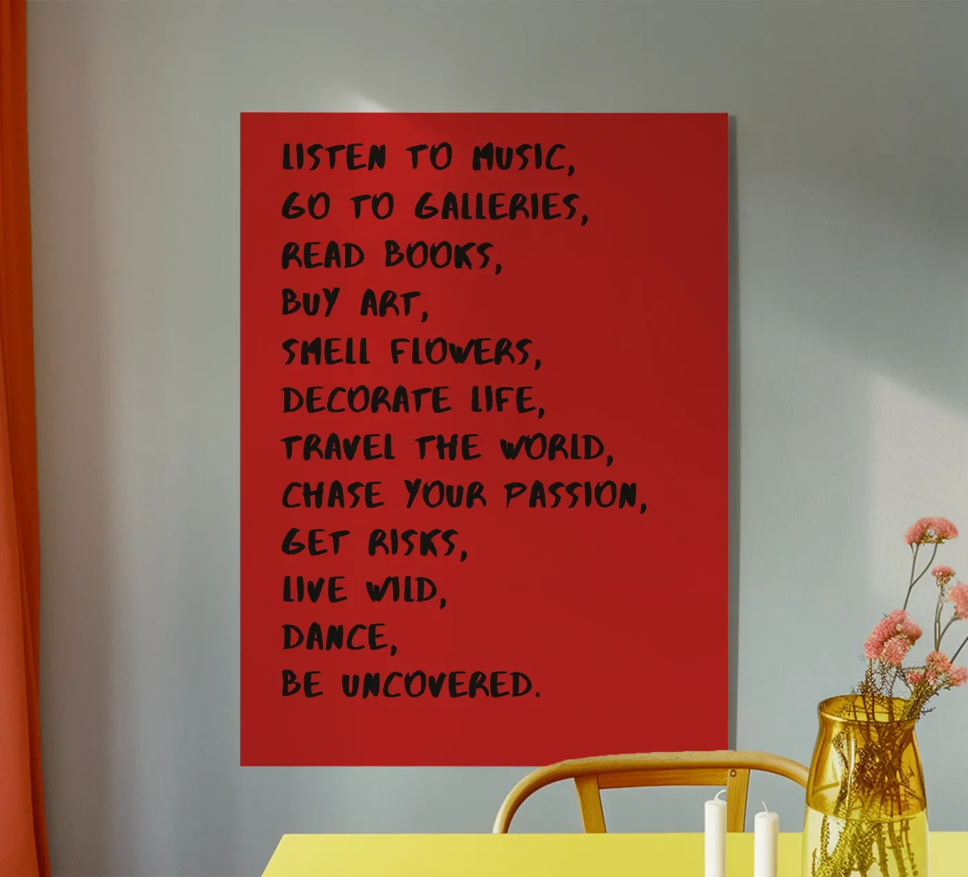 Live Wild List plexiglass da vintageshop