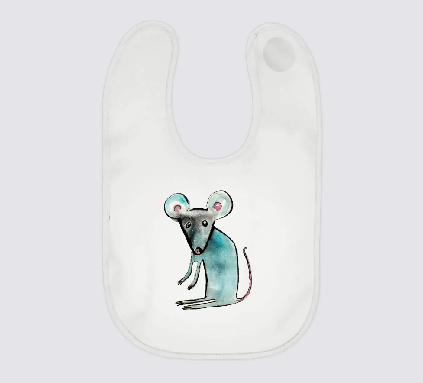 Blue Mouse bavaglino da Corinne Korda Studio