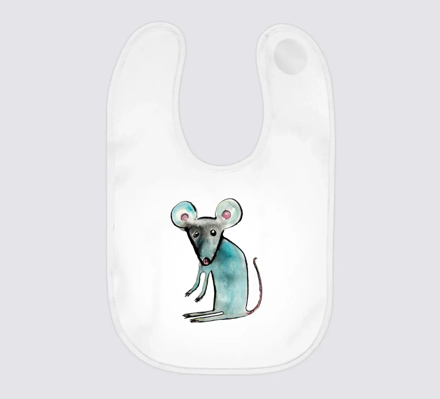 Blue Mouse bavaglino da Corinne Korda Studio