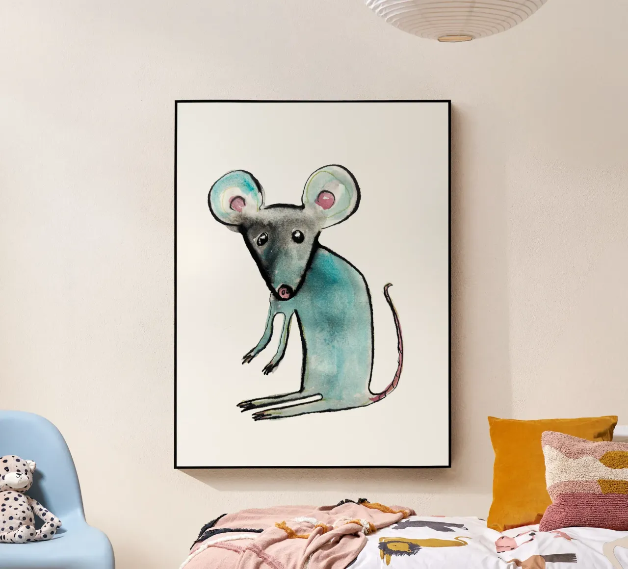 Blue Mouse plexiglass da Corinne Korda Studio