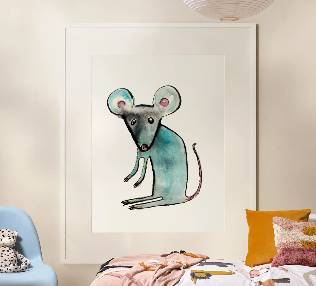 Blue Mouse poster da Corinne Korda Studio