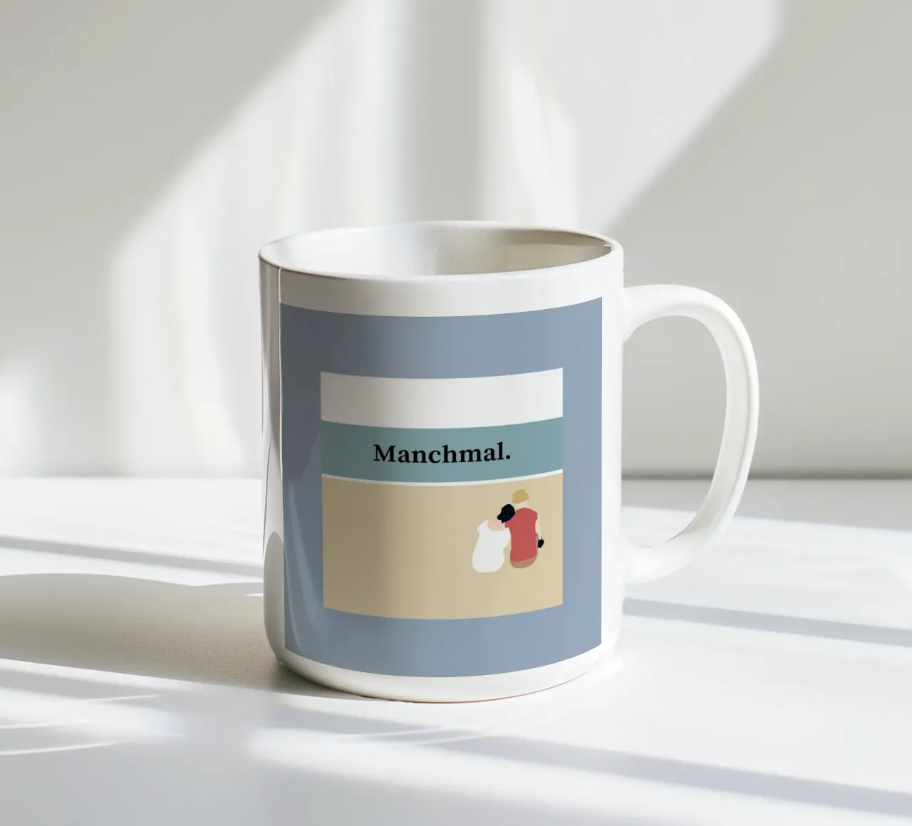 Manchmal tazza in ceramica da Tabea Jule