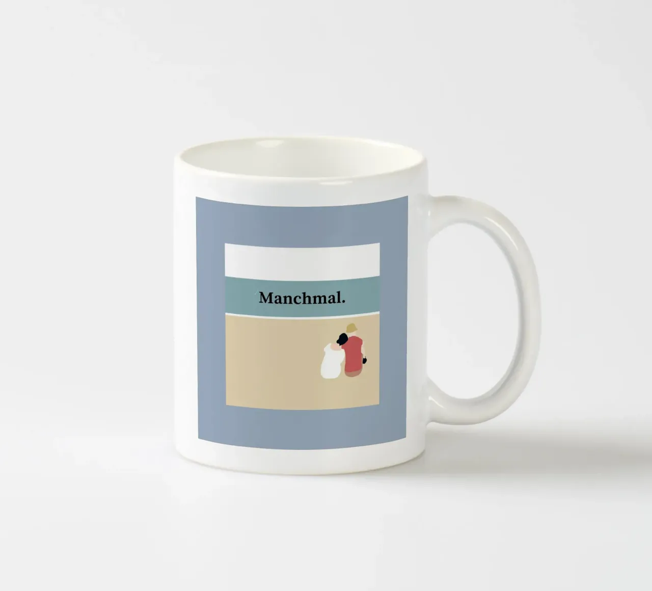 Manchmal tazza in ceramica da Tabea Jule