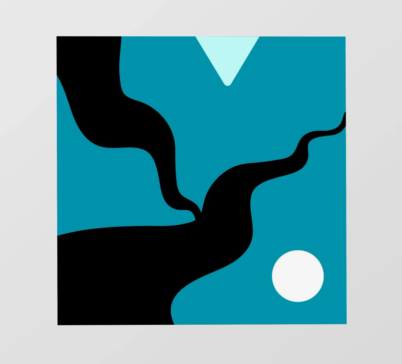 Lost Path fotobehang van Tabea Jule