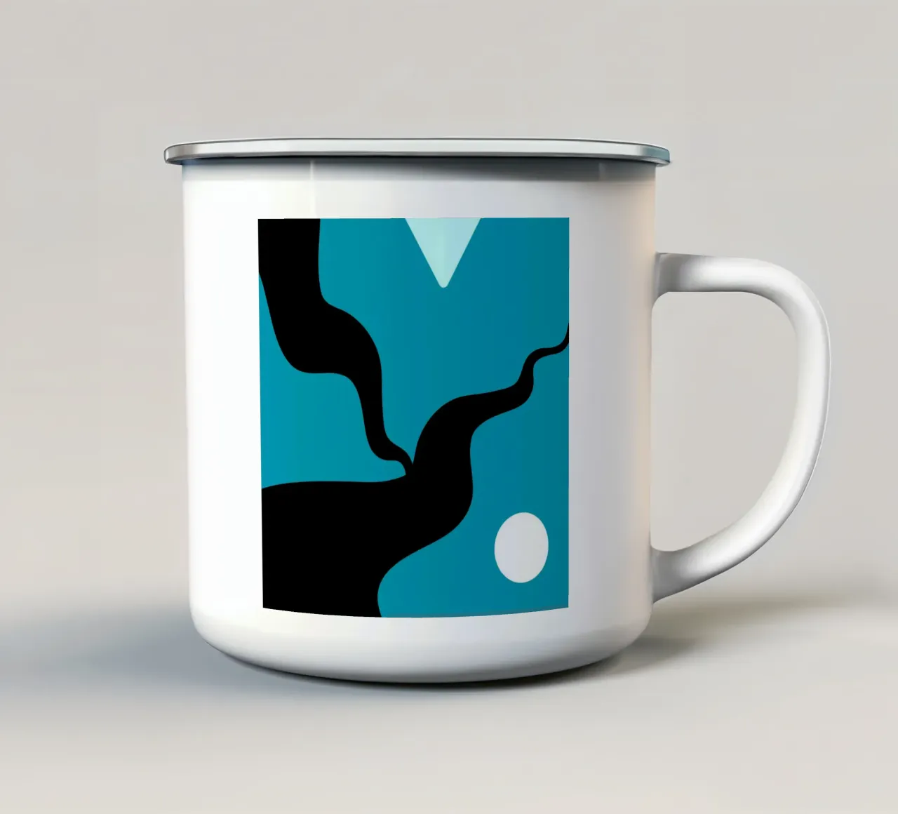 Lost Path tazza in smalto da Tabea Jule