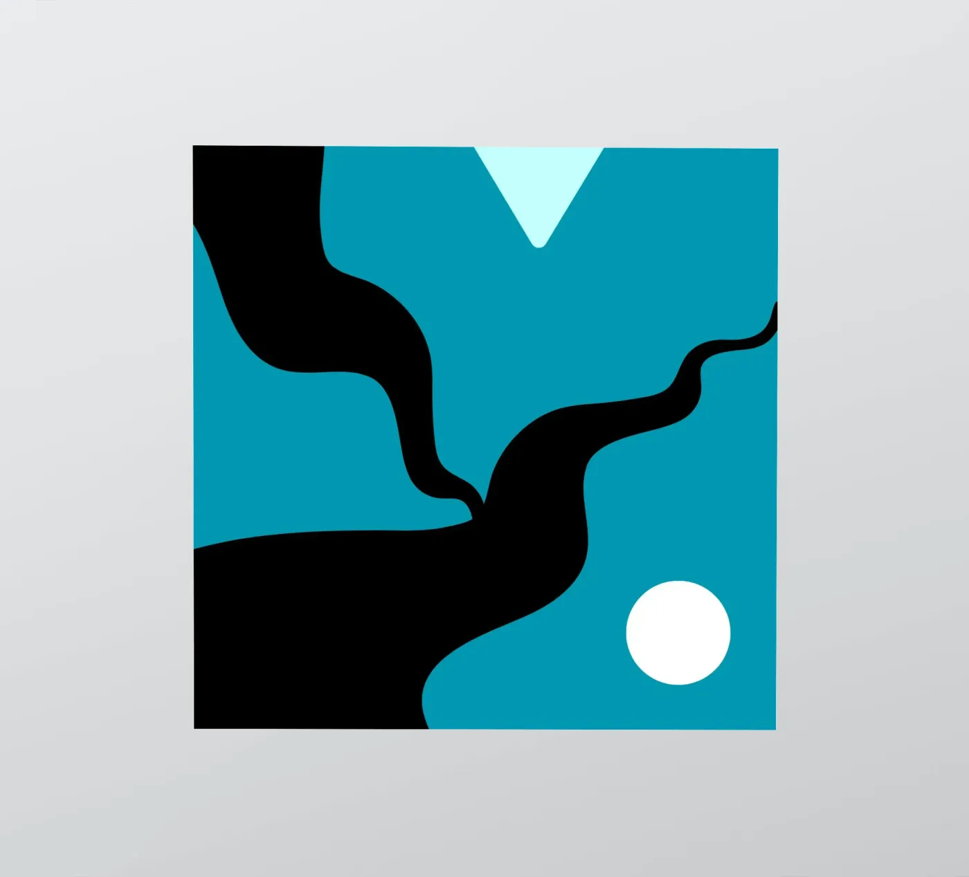 Lost Path sticker by Tabea Jule
