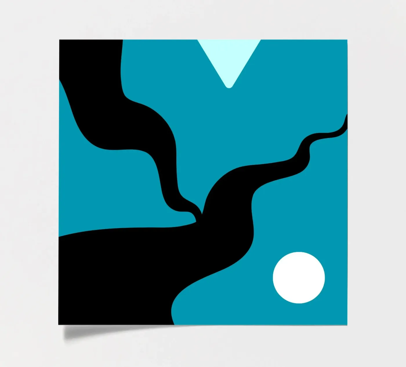 Lost Path stickervel van Tabea Jule