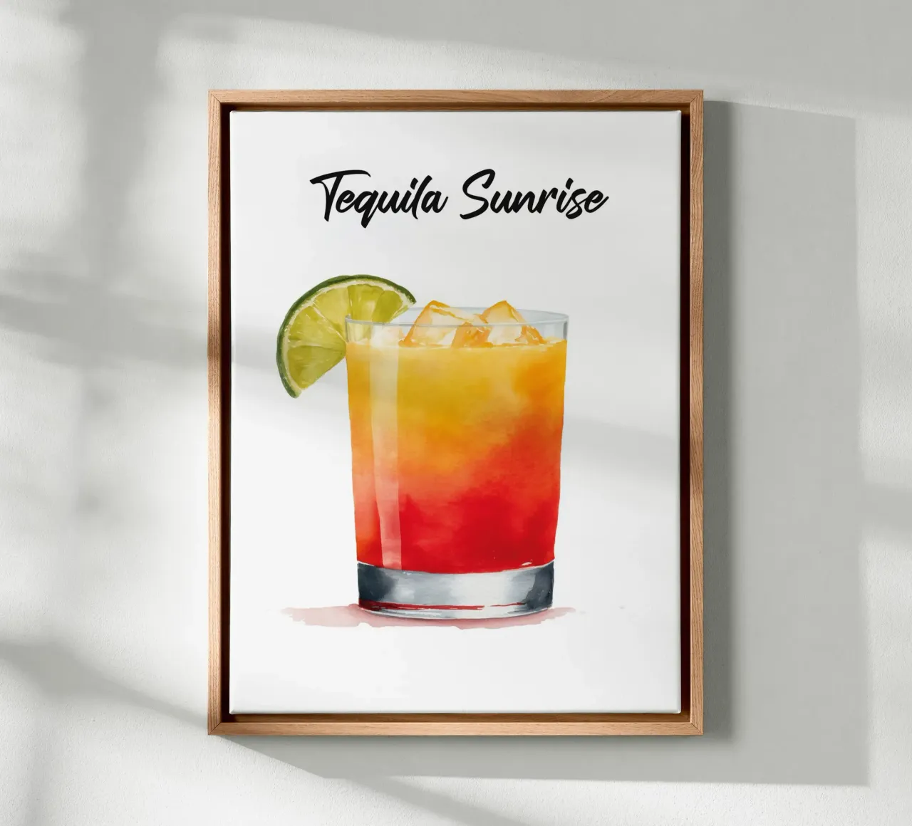 Tequila Sunrise with Fresh Lime canvas by Cocktail Party