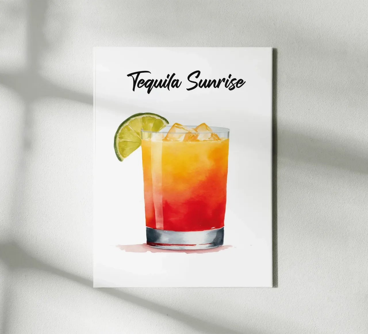 Tequila Sunrise with Fresh Lime canvas by Cocktail Party