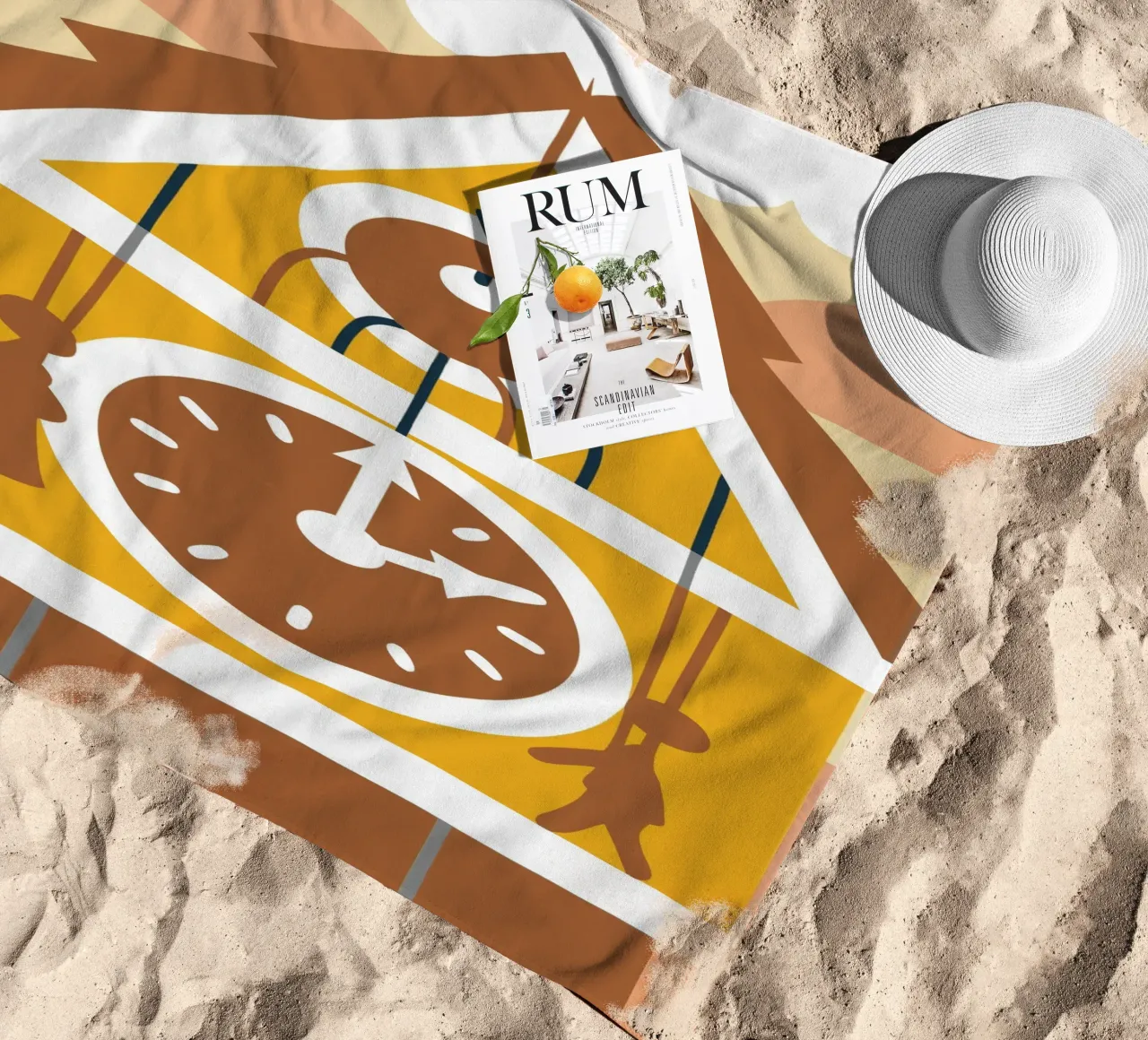 Orologio da parete unico telo mare da Jurshopp