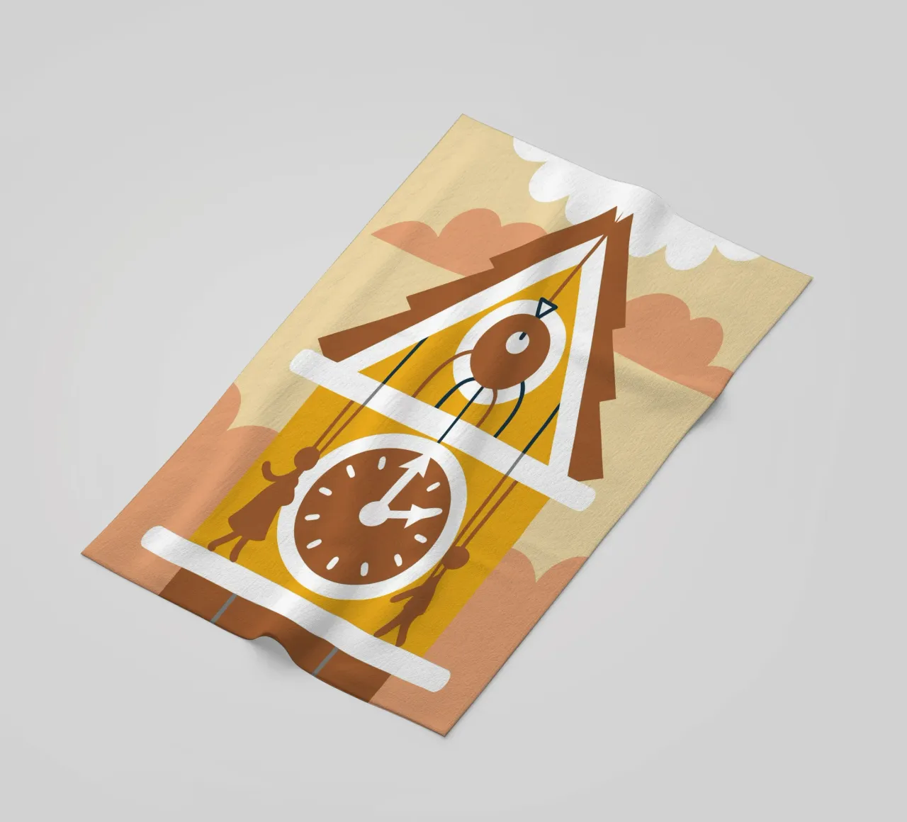 Orologio da parete unico telo mare da Jurshopp