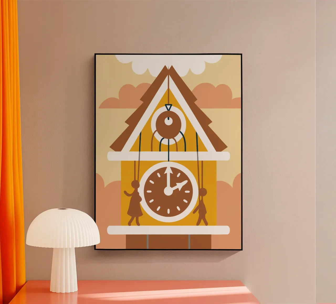 Unique Wall Clock plexiglass da Jurshopp