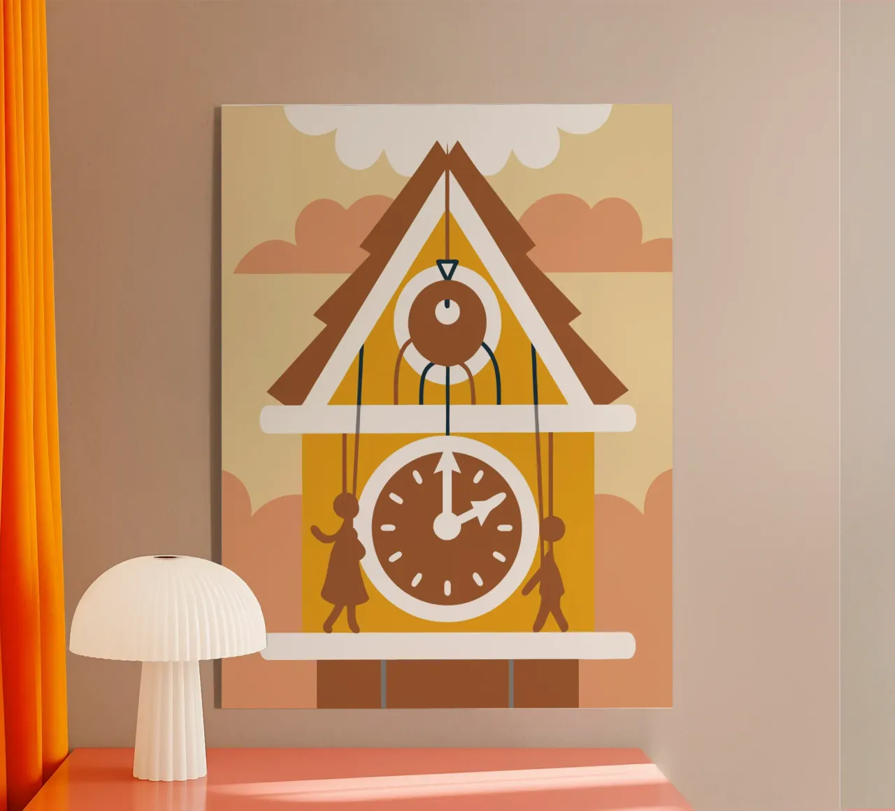 Unique Wall Clock plexiglass da Jurshopp