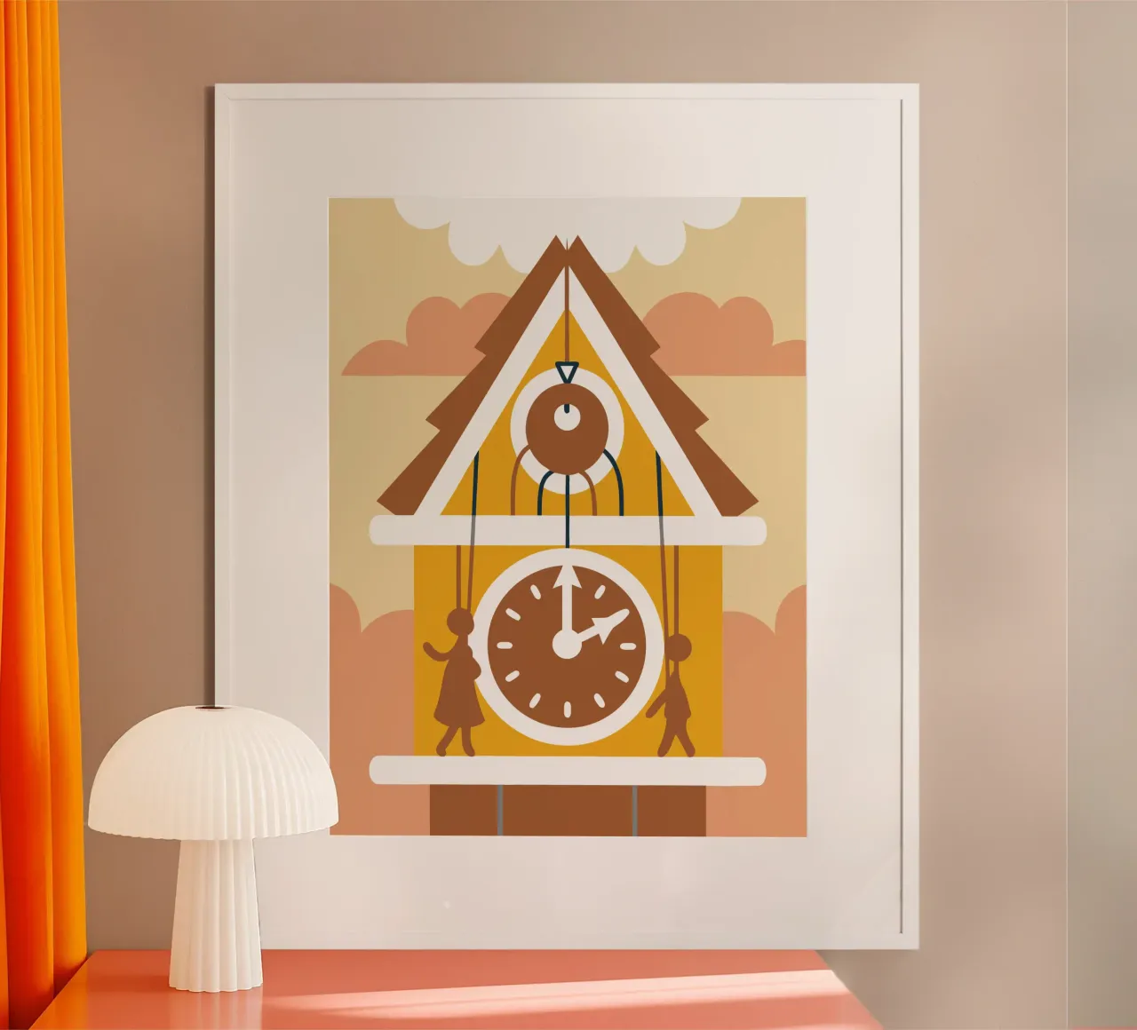 Unique Wall Clock poster da Jurshopp