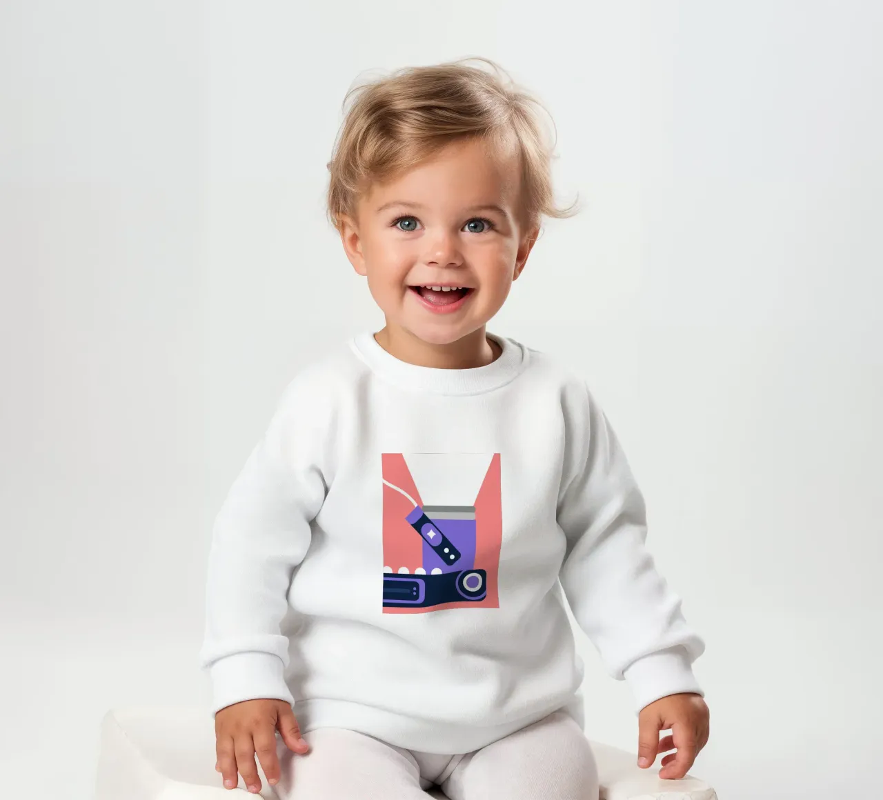 Proiettore portatile felpa neonato da Jurshopp