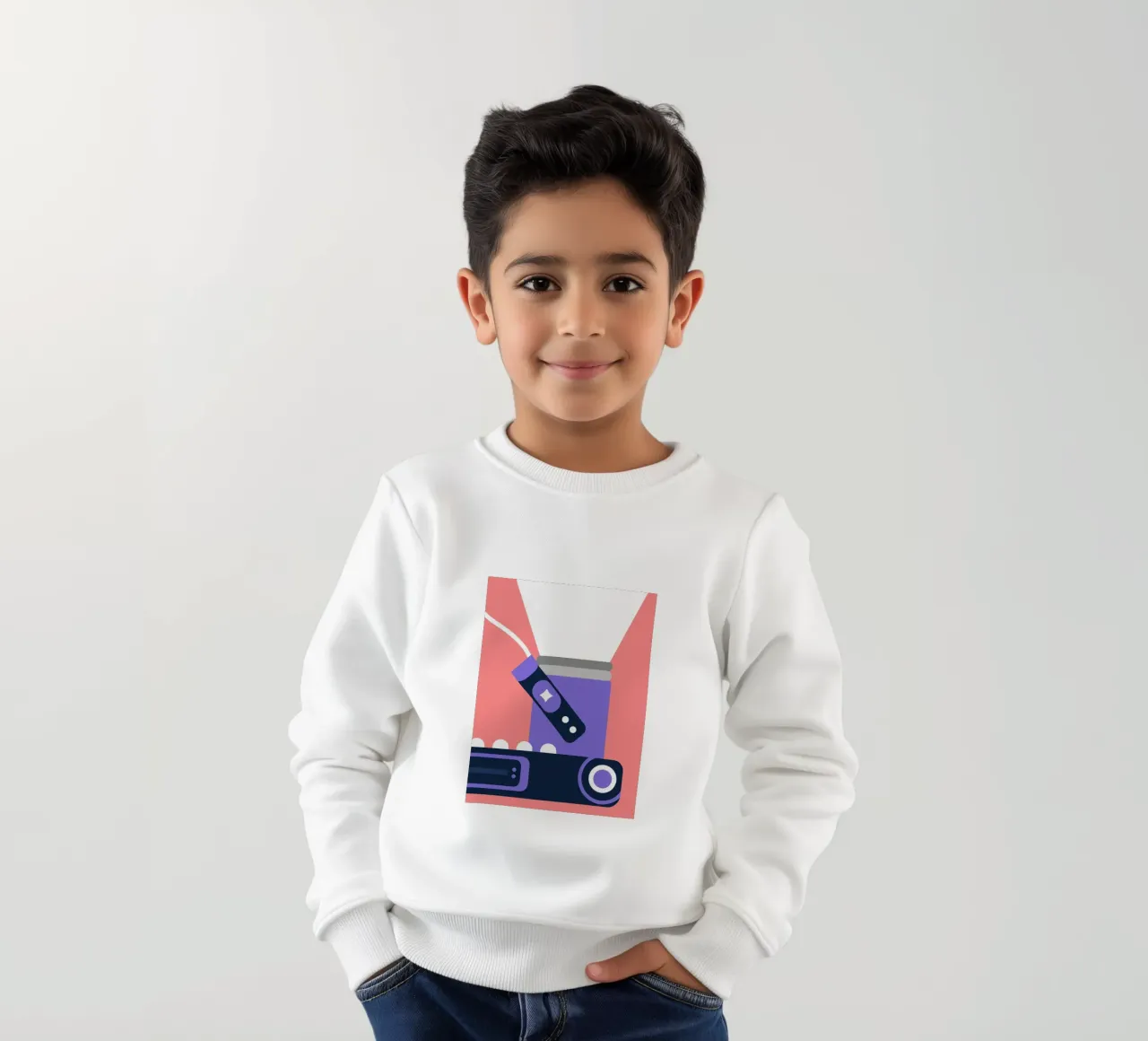 Proiettore portatile felpa bambino da Jurshopp