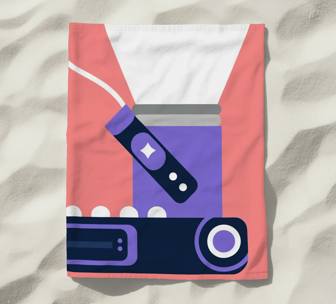 Proiettore portatile telo mare da Jurshopp