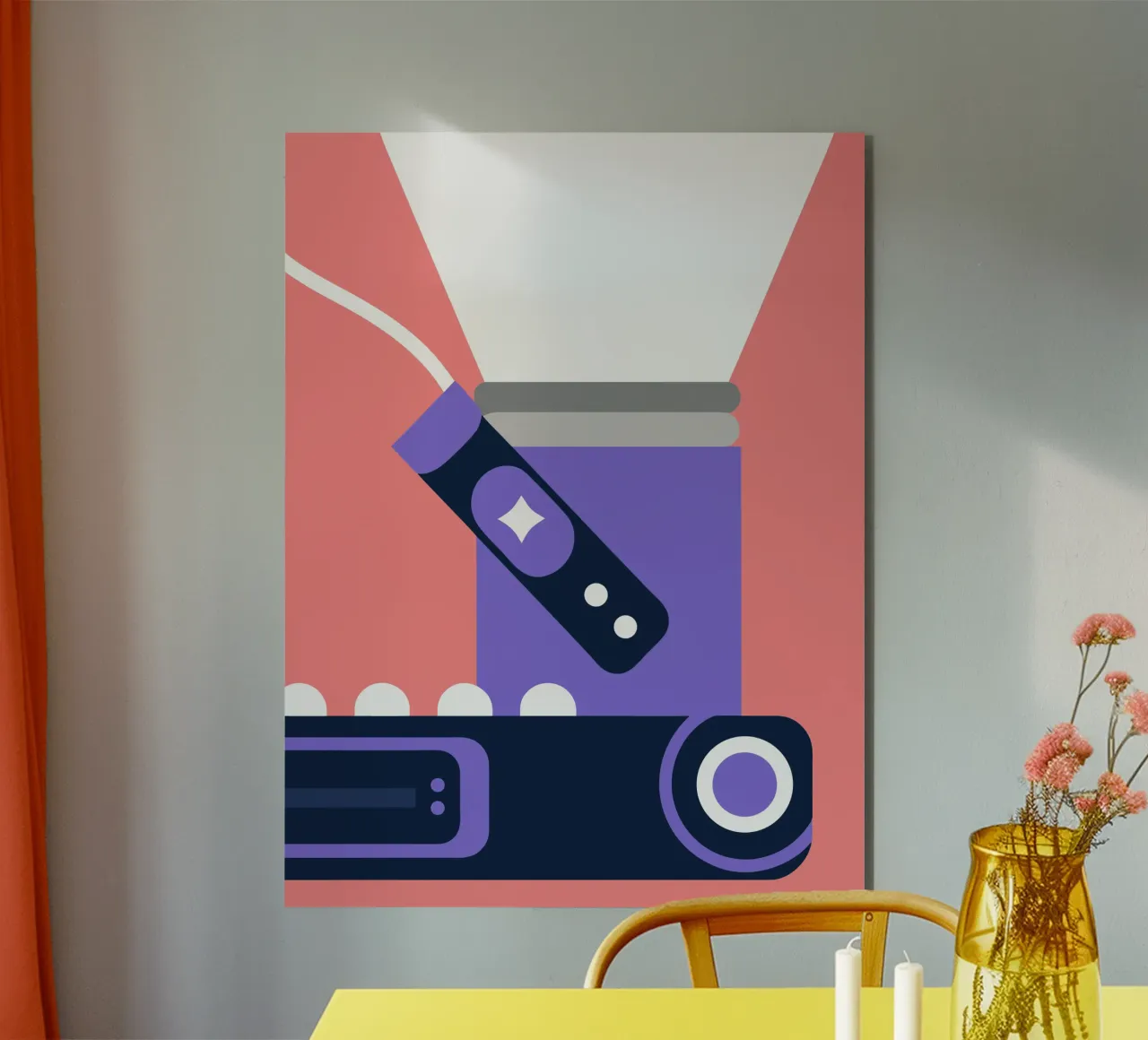 Proiettore portatile alluminio dibond da Jurshopp