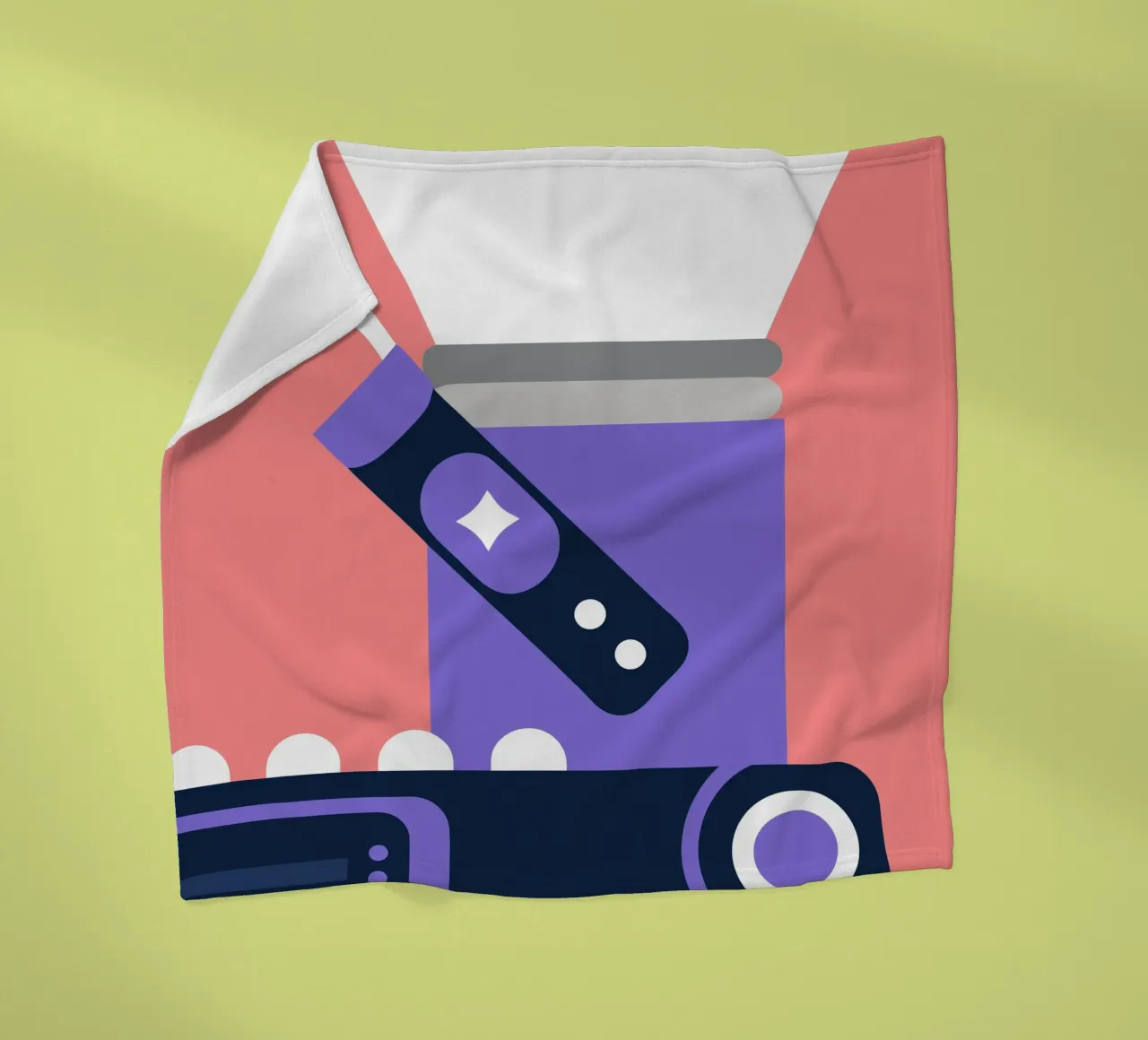 Proiettore portatile coperta in pile da Jurshopp