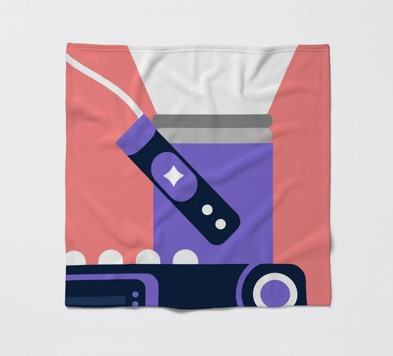 Proiettore portatile coperta in pile da Jurshopp