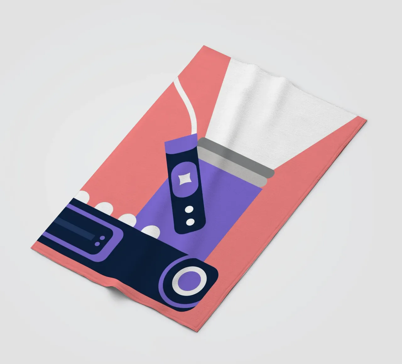 Proiettore portatile coperta in pile da Jurshopp