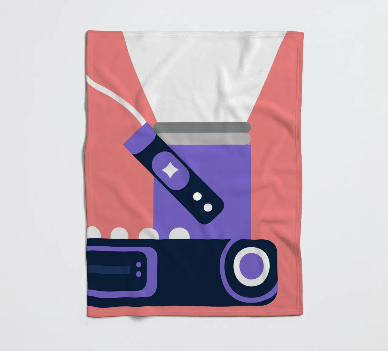 Proiettore portatile coperta in pile da Jurshopp