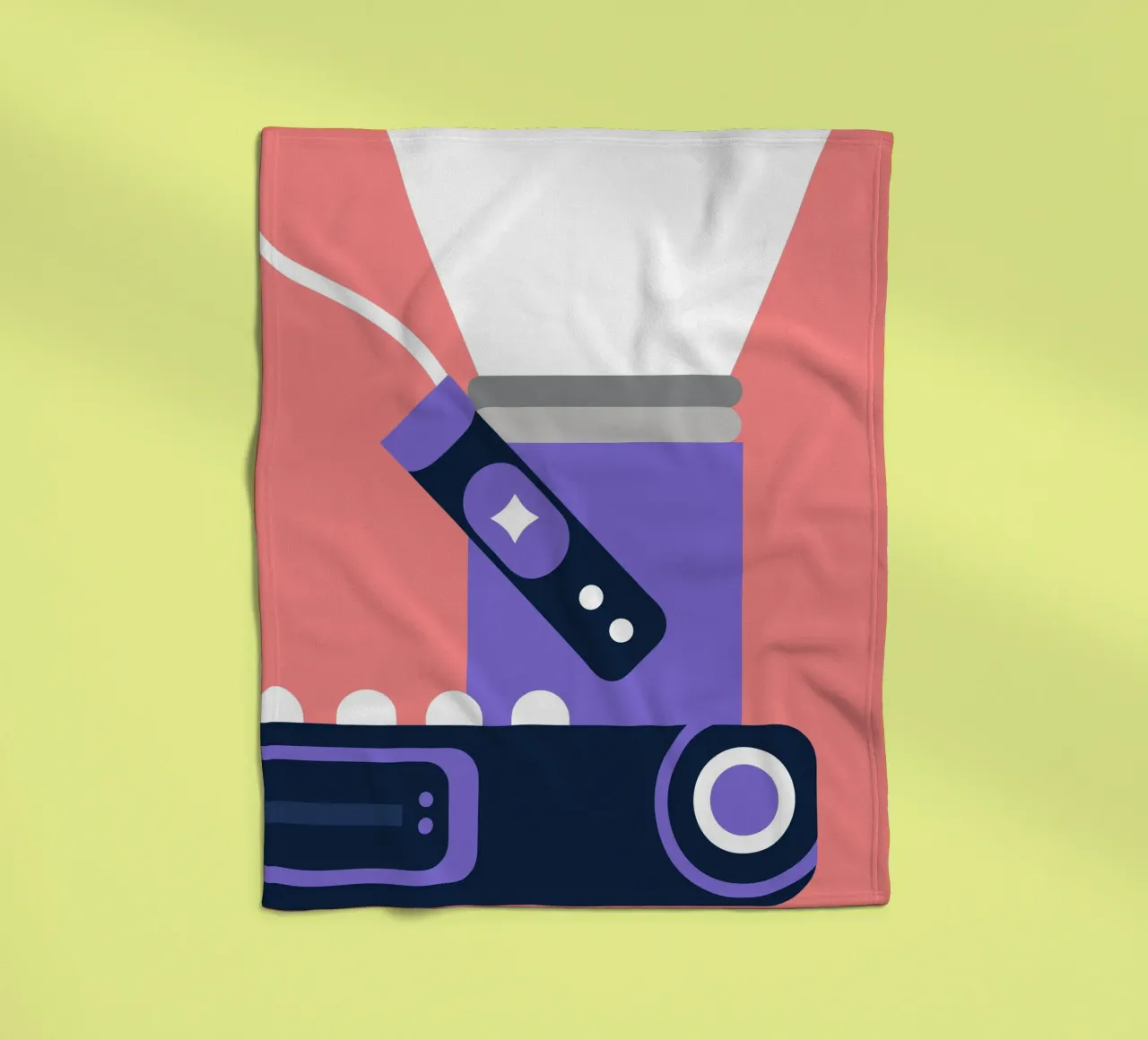 Proiettore portatile coperta in pile da Jurshopp